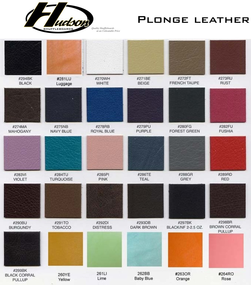 Leather Color Options